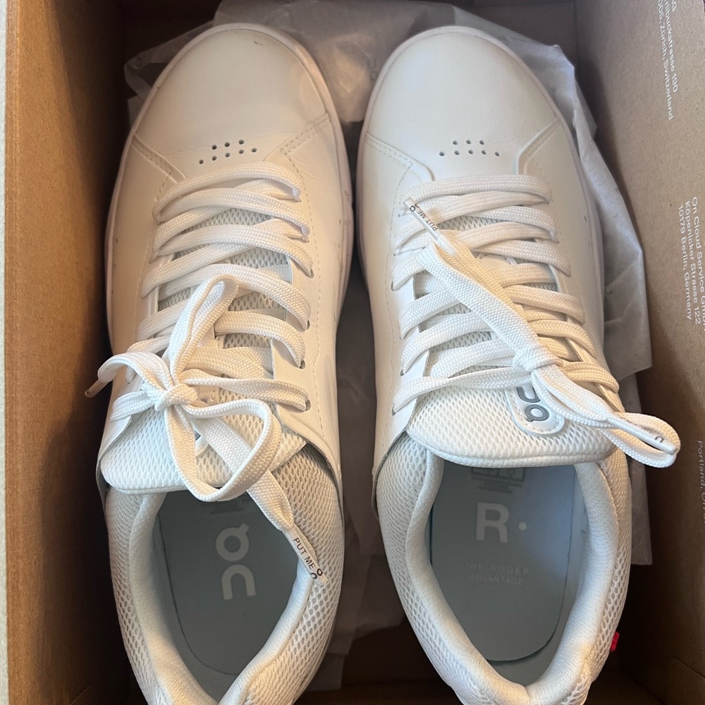 On Running Classic White Athletic Shoes